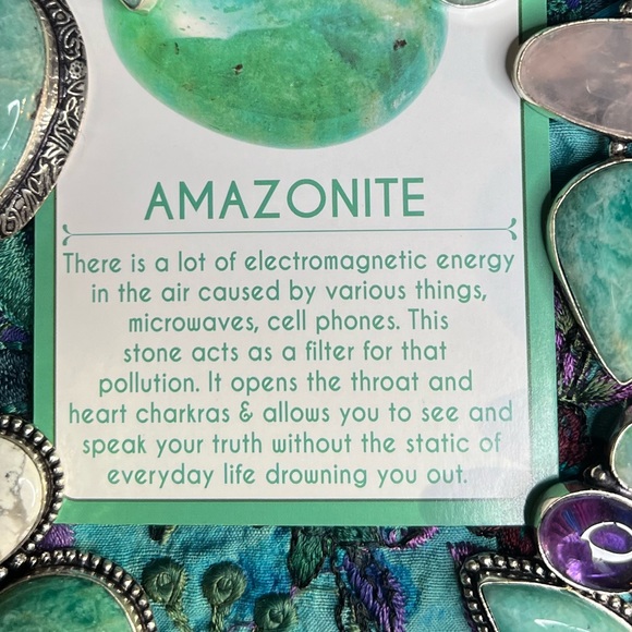 Amazonite Size 7 Ring - Picture 3 of 3